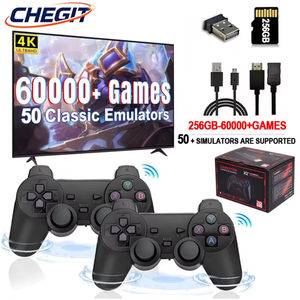 Nuevo X2 Plus 2026, Consola <span class=keywords><strong>de</strong></span> Videojuegos 4K HD con 60000 <span class=keywords><strong>Juegos</strong></span>, 256 GB, Control Inalámbrico Doble <span class=keywords><strong>de</strong></span> 2.4 g, Consola Retro para TV, Compatible con PSP/<span class=keywords><strong>PS1</strong></span> - Product Image 1