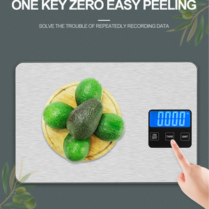 थोक घरेलू स्टेनलेस स्टील रेस्तरां माप इलेक्ट्रॉनिक संतुलन डिजिटल रसोई भोजन स्केल - Product Image 5