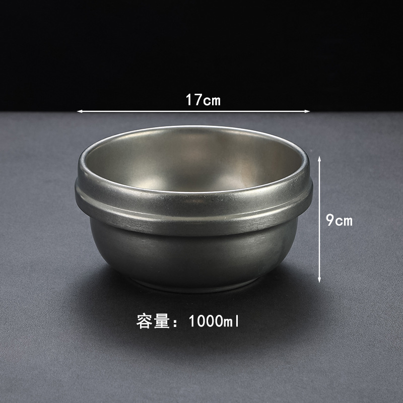 Soybean paste soup bowl (retro style)