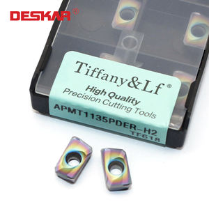 <span class=keywords><strong>Tiffany</strong></span> & LF DESKAR Original APMT1135PDER-H2 TF618 plaquettes de fraisage en carbure pour CNC en acier inoxydable en acier trempé - Product Image 1