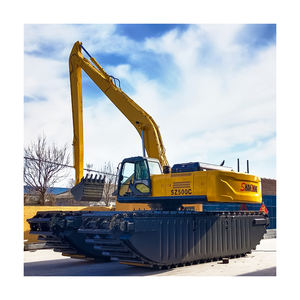 Arine-Barco de dragado anfibio con excavadora de doble uso, nueva excavadora de vías fluviales con orugas - Product Image 2