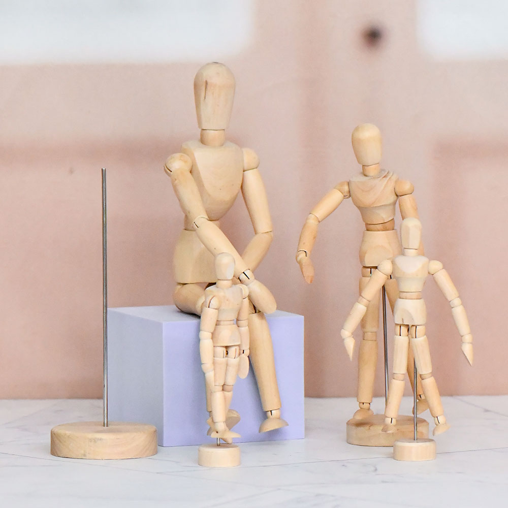 Modello Mano In Legno Snodabile 11,81 Pollici | Manichino Flessibile Per Artisti E Fotografi | Legno Schima Superba