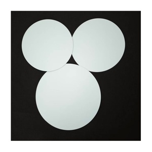 Insegne Circolari in Alluminio per Sublimazione, Bianche Lucide, 8 10 12 <span class=keywords><strong>15</strong></span> 16 Pollici - Product Image 3