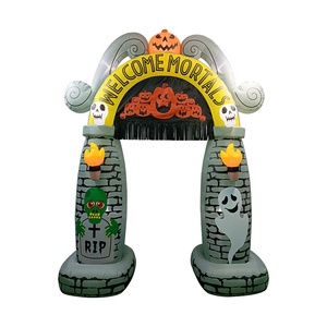 8ft Halloween Inflatable Cây Ma với đèn <span class=keywords><strong>LED</strong></span> cây chết trang trí ngoài trời cho ma quái sân hiển thị - Product Image 5