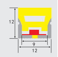 Bande LED néon résistante à la vapeur 1212 24V 11W 3000K IP67 pour éclairage d'ambiance nocturne de centres de bains thermaux et jacuzzis extérieurs - Product Image 6
