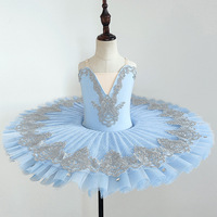 Tutu de Ballet Classique Professionnel pour Adultes et Enfants, Tutu Plateau Blanc Lac des Cygnes, Costume de Danse de Fête Ballerine pour Filles et Femmes
