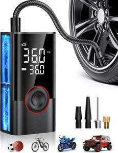 Portable Wireless Air <strong>Compressor</strong> <strong>Mini</strong> Electric Handheld Tyre Inflator Digital Car Tire Inflator Pump Factory Price High Inflator - Product Image 2