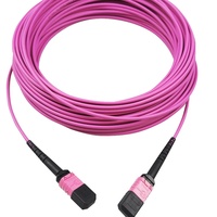 Cordon de brassage optique MPO-MPO haute densité 2,0 mm LSZH 8F 12F 24F, câble fibre optique MPO monomode multimode pour réseau 100G 400G