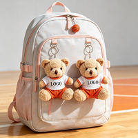 Mascotte en peluche personnalisée, porte-clés en peluche personnalisé, ours en peluche doux avec logo pour événements sportifs, souvenirs et promotion de clubs, fabrication OEM
