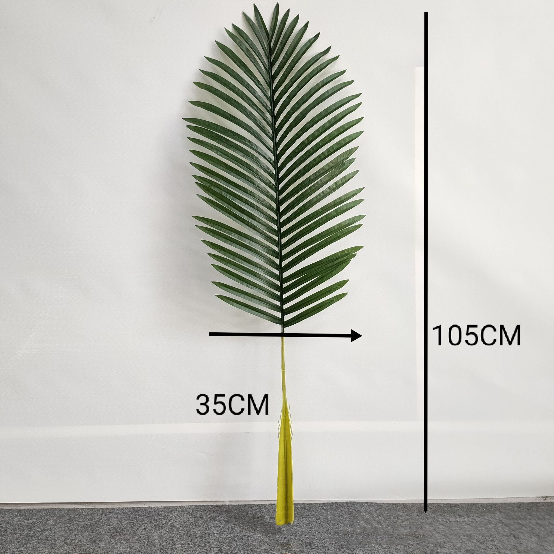 tige en plastique 109cm vert