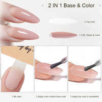 Échantillon Gratuit You Gel Vernis Gel Base Caoutchouc Soak Off Vernis à Ongles Gel Étiquette Privée Logo Personnalisé Couche de Base et Couleur pour Ongles