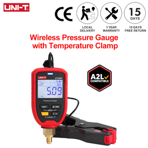 Kit de manomètres sans fil UNI-T UT336P -1 à 60 bars avec application Bluetooth et pince thermométrique UT-T19 pour CVC L45 - Product Image 2