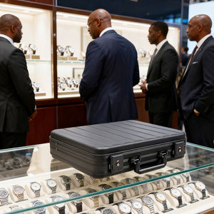 <span class=keywords><strong>Valigetta</strong></span> <span class=keywords><strong>di</strong></span> lusso a portata <span class=keywords><strong>di</strong></span> mano in argento personalizzato in <span class=keywords><strong>alluminio</strong></span> puro duro con schiuma - Product Image 6