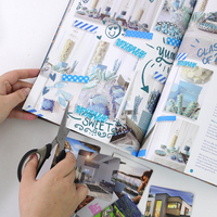 Impression personnalisée de marque privée Power Faith-Filled Vision Board Kit de visualisation Picture Vision Board Book Notebook