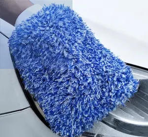 Forniture di bellezza per la pulizia dell'autolavaggio asciugamano per autolavaggio in peluche con straccio in ciniglia a doppia faccia addensato per auto