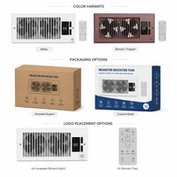Ventilateur d'extraction mural intelligent avec application Bluetooth, écran tactile LED, double commande, mode veille, verrouillage enfant, fonctionnement multi-modes, maison intelligente