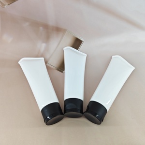 Custom Bottle Packaging Lotion <b>Tube</b> 100ml Uniique Cosmetic Private Cosmetic Sustainable <b>Tube</b> With Flip Top 7Shape Tail <b>Tube</b> - Product Image 4