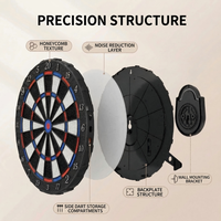 Jeu de fléchettes d'extérieur en plastique durable et écologique de 41 cm - Prix promotionnel