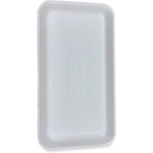 ถาดใส่เนื้อ GEN ขนาด 14.5 x 8 x 0.75 นิ้ว สีขาว 250 ชิ้น/กล่อง (1525WH) - Product Image 3