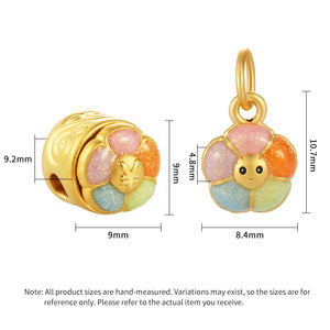 Haut de gamme mode blanc cyan corde tressée micro-dur or 24k pur or perlé bracelet cadeau bracelet - Product Image 2