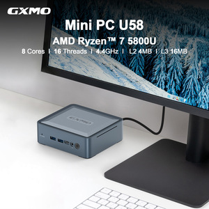Mini PC GXMO U58 avec processeur <span class=keywords><strong>AMD</strong></span> <span class=keywords><strong>Ryzen</strong></span> 7 <span class=keywords><strong>5800u</strong></span> 8 cœurs, Wifi6 double bande, Ethernet 1000M haute vitesse, prise en charge de trois écrans, prix d'usine - Product Image 3