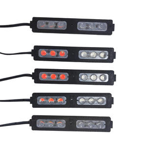 Module LED 6 9 12 LED étanche DC12V 9W, lumière d'avertissement clignotante rouge bleu jaune, lumière décorative pour moto, camion, lumière latérale de voiture - Product Image 1