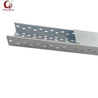 Plateaux de câblage perforés galvanisés à chaud, plateaux de gestion des câbles métalliques pour projets de câblage électrique 500*200*3.0mm