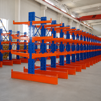 Système de rayonnage cantilever sur mesure en acier Q235B pour entrepôt, stockage de tuyaux en PVC et centre de distribution de bois