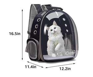 Mochila Popular para Gatos, Burbuja para Mascotas, Transportín para Gatos y Perros, Adecuado para Viajes de Gatos, Transparente, Impermeable, para Exteriores - Product Image 2