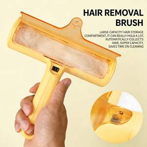 Rouleau Brosse Pliable en Caoutchouc <span class=keywords><strong>Anti</strong></span>-Statique pour Éliminer les Poils d'Animaux, Idéal pour Plusieurs Animaux Domestiques et le Nettoyage des Meubles à la Maison - Product Image 4