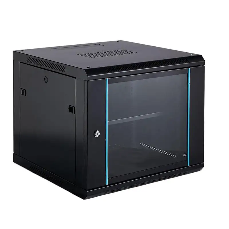 Rack de dados para servidor, caixa de metal com ventilador para PC, com entrada de dados em linha, 4U, para uso pequeno, com 8U e rede, 3U