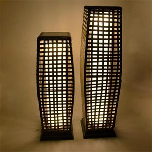 <b>Solar</b> <b>Post</b> <b>Light</b> Rattan Wicker Floor Lamps <b>Solar</b> Decorative <b>Lights</b> Outdoor Rattan Floor Lamp - Product Image 3