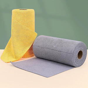 クリーニングクロスロールワイプシートディッシュウォッシュクロス使い捨てクリーニングウォッシュクロスタオルキッチンバスルーム用 - Product Image 1