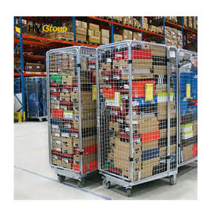 Le conteneur industriel pliable de petit pain de sécurité résistante faite sur commande populaire de Offre Spéciale met en cage des chariots - Product Image 5