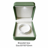 Boîte à bijoux LED de luxe avec insert en velours pour bague, boucles d'oreilles, collier, bracelet, emballage éclairé, logo personnalisé