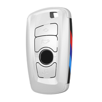 Nouvelle Coque de Clé de Voiture en Fibre de Carbone PC Style Intelligent pour BMW E53 E70 E39 F10 F30 G30