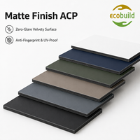 Panneau composite en aluminium Alucobond 4 mm couleur gris argenté métallique pour façade de parc industriel moderne et extérieur de bâtiment de bureaux