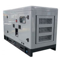 Générateur diesel silencieux portable, refroidi par eau, 50 Hz, démarrage électrique, 16 kW, 20 kVA, source d'alimentation de secours pour maison résidentielle