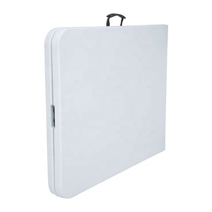 Venta Directa de Fábrica, Muebles de Exterior Portátiles, Mesa Rectangular de Plástico de 6 Pies, Plegable y Ligera para Picnic y Jardín - Product Image 4