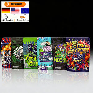 Custom Sizes Fast Shipping Factory Direct Sales Durable Die-<b>Cut</b> Stand-Up Pouches 3.5g Polyester Film Bags - Product Image 1