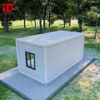Maisons conteneurs préfabriquées démontables de 20 pieds et 40 pieds, maisons mobiles modulaires, mini-maisons préfabriquées, cabines de bureau pliables portables en Chine