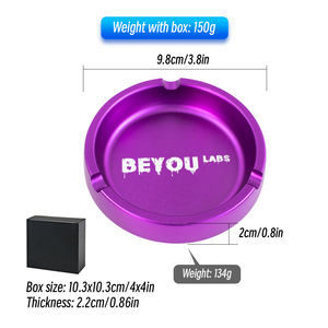 ที่เขี่ยบุหรี่อะลูมิเนียมทรงกลม BEYOU LABS ดีไซน์มินิมอล มีหลายสีให้เลือก สำหรับบ้าน สำนักงาน บาร์ คาเฟ่ - Product Image 4