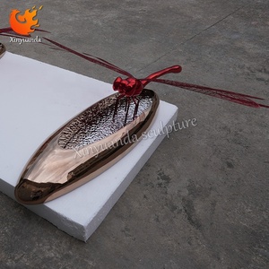 Hiện Đại Ngoài Trời Vườn Thép Không Gỉ <span class=keywords><strong>Dragonfly</strong></span> Điêu Khắc Mạ Trang Trí Nghệ Thuật Trang Trí Thủ Công Kim Loại Trang Trí - Product Image 4