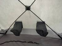 Tente de camping pliable pour 4 à 6 personnes, trois couches, en coton Oxford imperméable, isolée, protection contre le froid, la neige et la glace, pour l'hiver