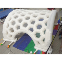Tente d'araignée gonflable géante blanche avec fenêtres à bulles sur le dessus de l'usine Sino gonflables