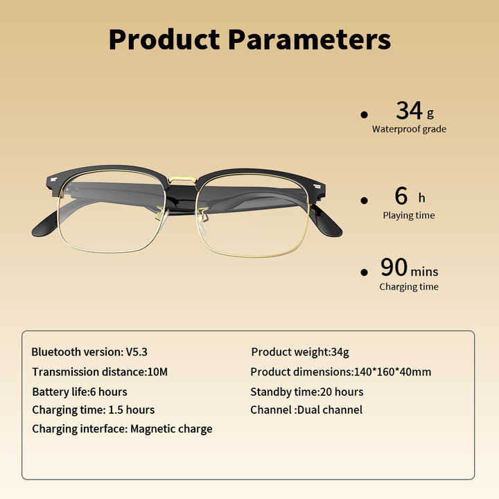 Ai-powered Translation Glasses - Translate 138 Languages