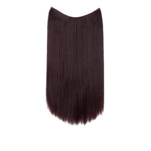 Extensiones de Cabello Natural Rizado Largo Invisible Estilo Europeo Americano para Mujer, Tonos Marrón/Rubios, 55cm A4 - Product Image 1