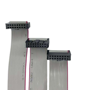 สายริบบิ้นแบนสีเทา16P IDC พร้อมตัวขยายระยะ2*8P 2.54มม. สำหรับอุปกรณ์อิเล็กทรอนิกส์เช่นหน้าจอ LED - Product Image 4