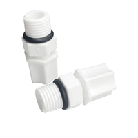 Sistema de purificación de agua, conectores macho de rosca de 1/4 pulgadas, accesorios de tubo O.D JACO, piezas de filtro de sistema de agua, 1/4