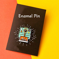 Superbe cadeau : Épingles en émail rétro pour appareil photo, pour photographes et vlogueurs